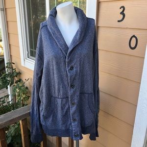 Marc Anthony XXL grey button up sweater